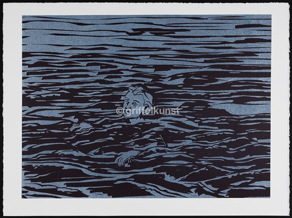 E 626 Schwimmer 49,0 × 66,0 cm / 42,0 × 57,0 cm